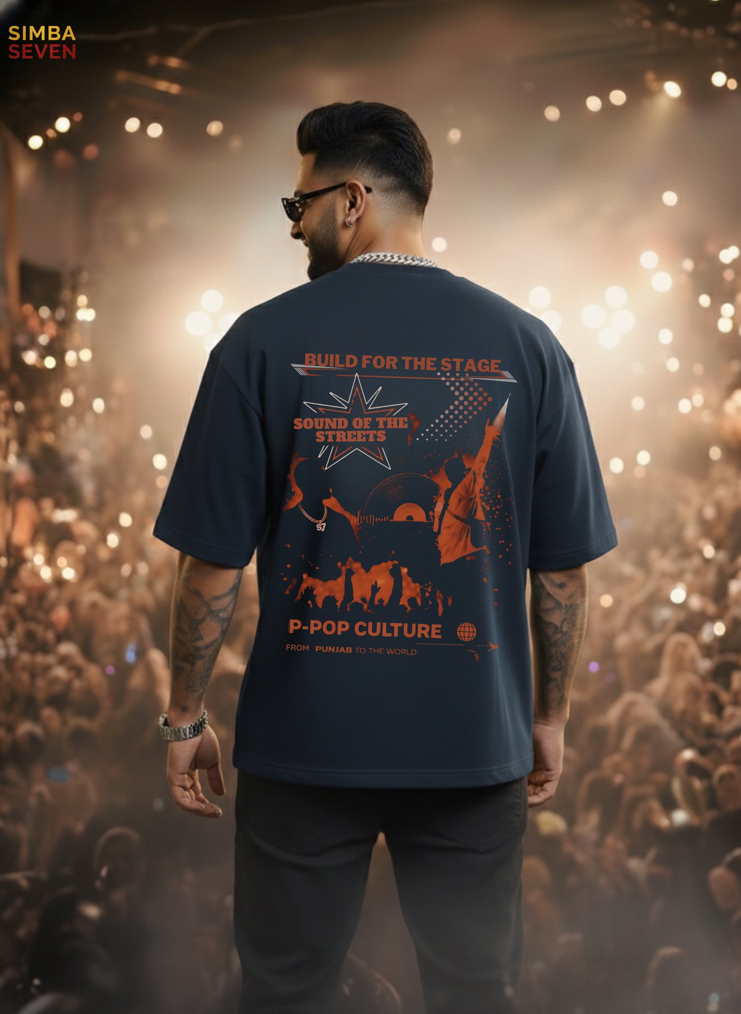 P-POP Culture - Over-Sized Tee