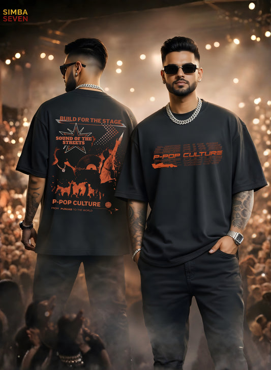 P-POP Culture - Over-Sized Tee