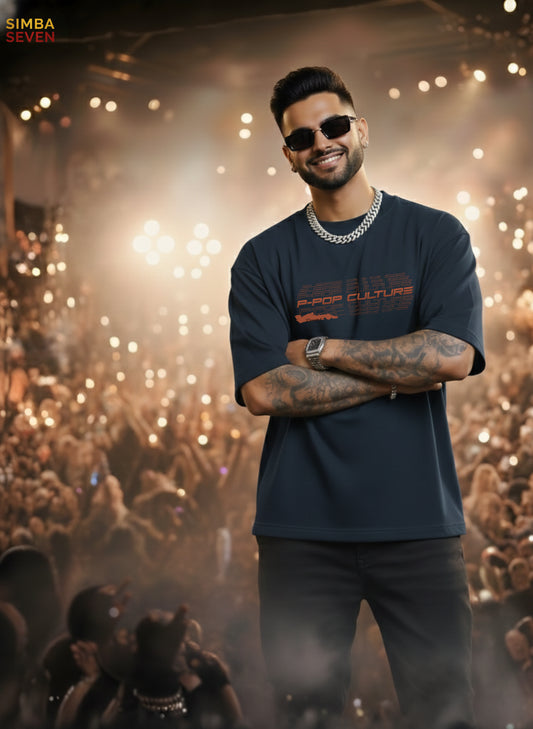 P-POP Culture - Over-Sized Tee